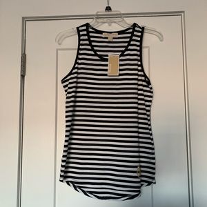 Michael Kors Navy and White striped tank
